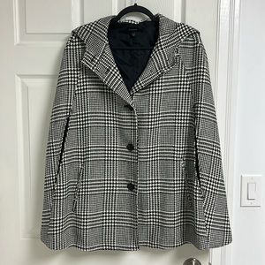 Talbots hooded poncho